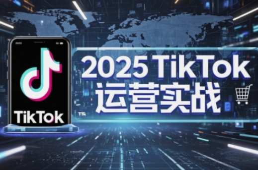 2025TikTok电商运营，掌握TikTok店铺运营核心技巧，实现低成本高转化-小利资料站